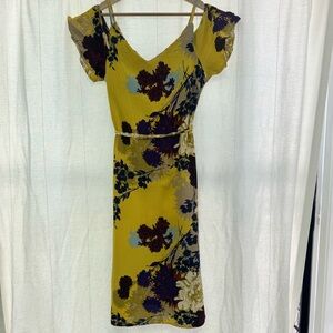 New Look yellow floral dress, Size US10